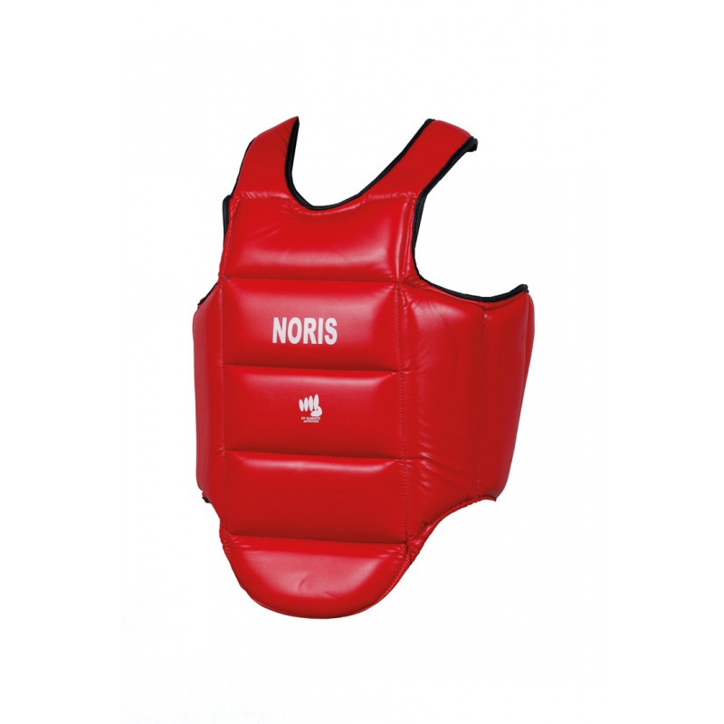 Plastron Karate FF Karate Noris reversible bleu rouge
