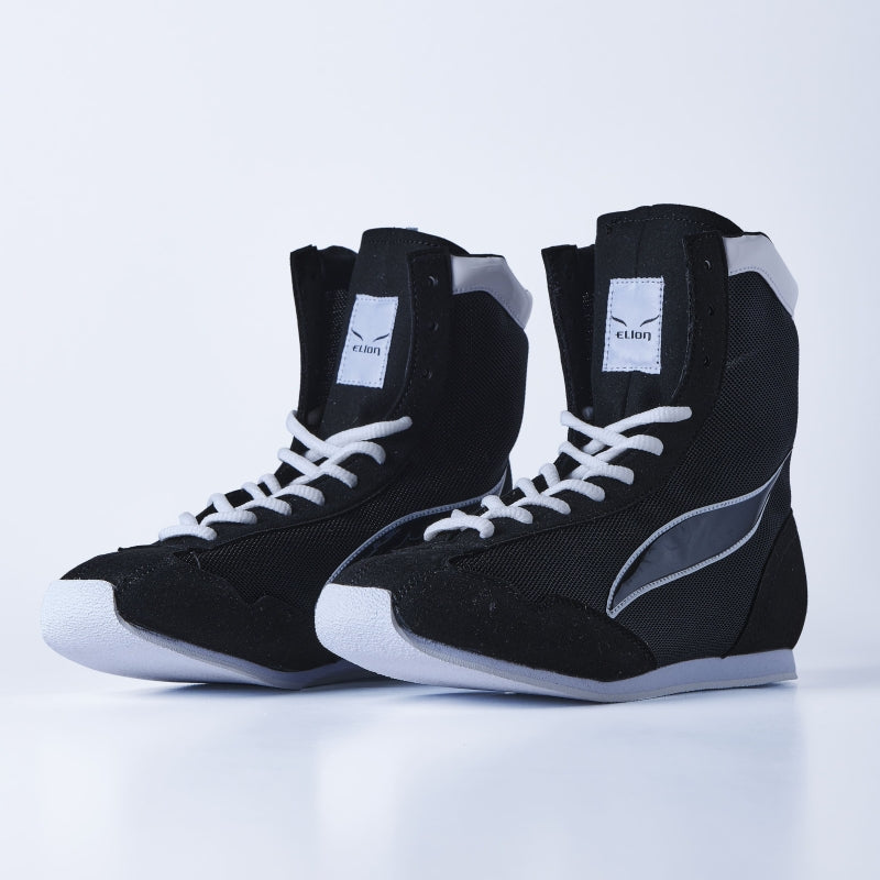 Chaussures de boxe ELION Volante Noir ET Blanche