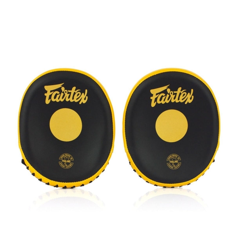 Pattes d'ours Paraboliques Fairtex noir jaune en cuir