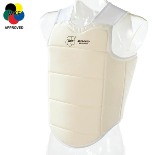 Plastron WKF Karate blanc Tokaido homme