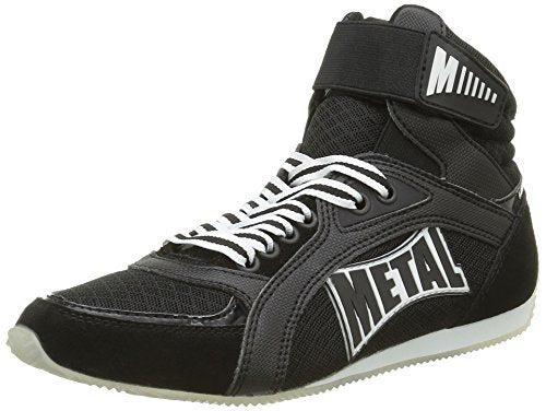 Chaussures de boxe Viper semi montantes Metal boxe Noir