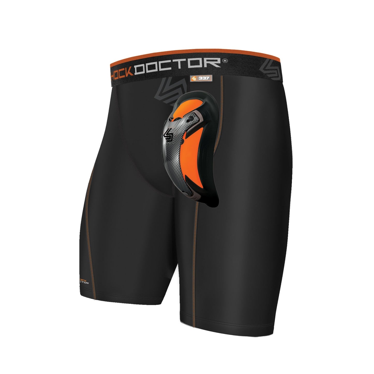 Boxer avec coquille carbone amovible bioflex Shock doctor