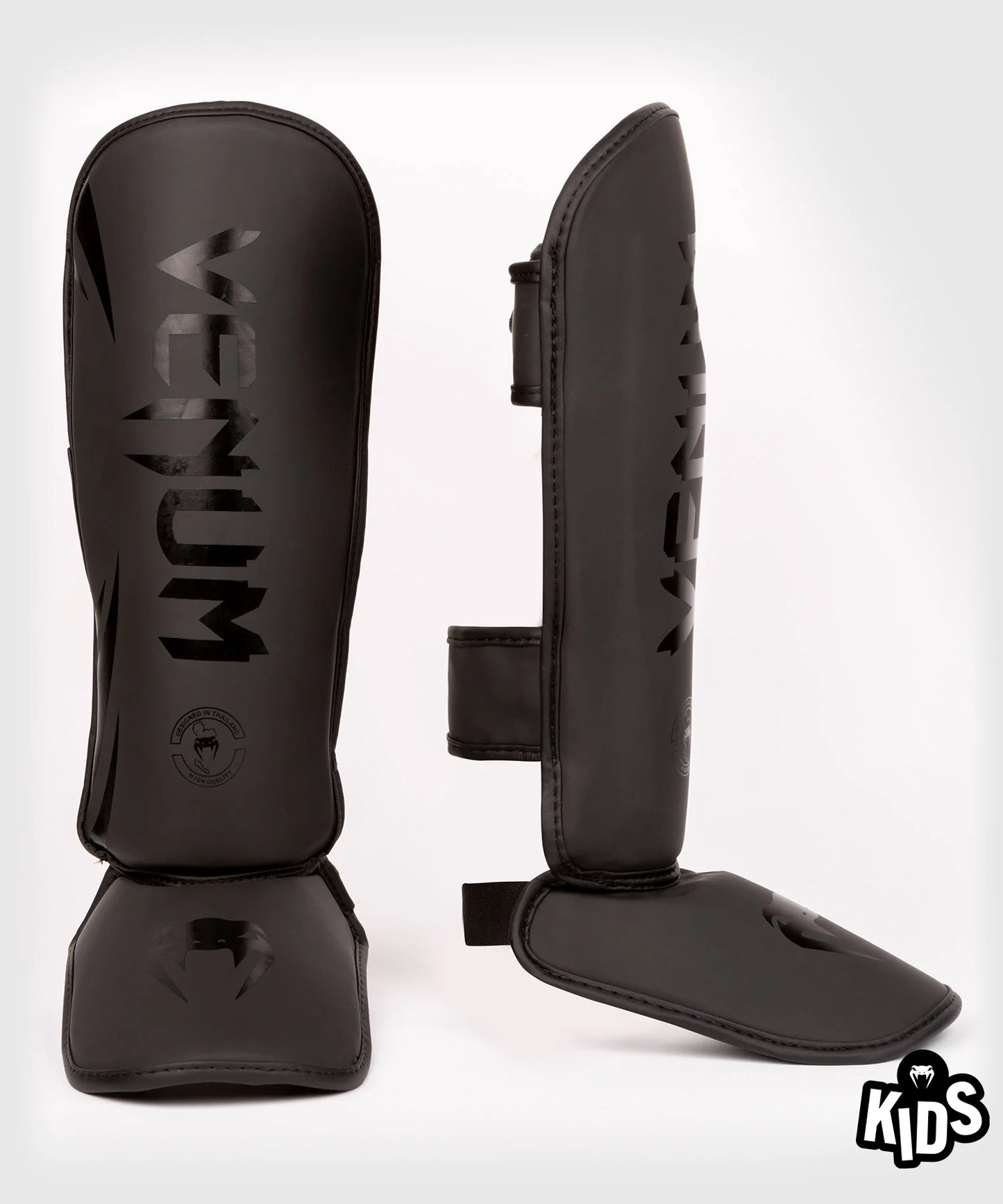 Protège-tibias Venum Challenger kids Noir/noir