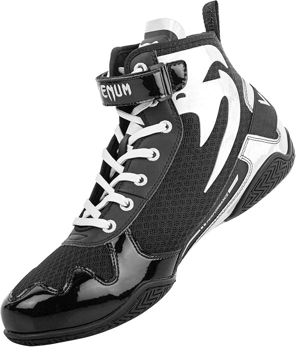 Chaussures de boxe Venum Giant Low - Noir/Blanc