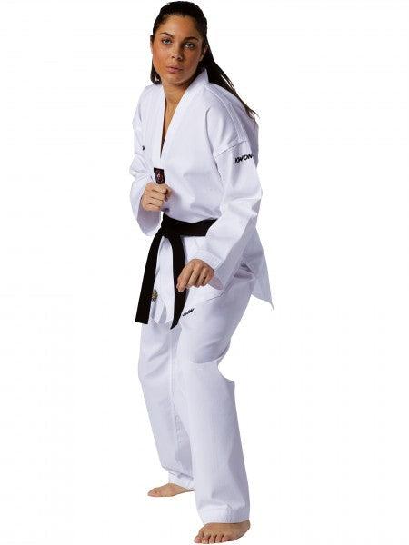 Dobok taekwondo Kwon victory col blanc