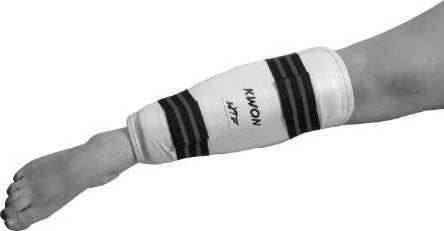 Protege tibias Kwon evolution blanc WTF