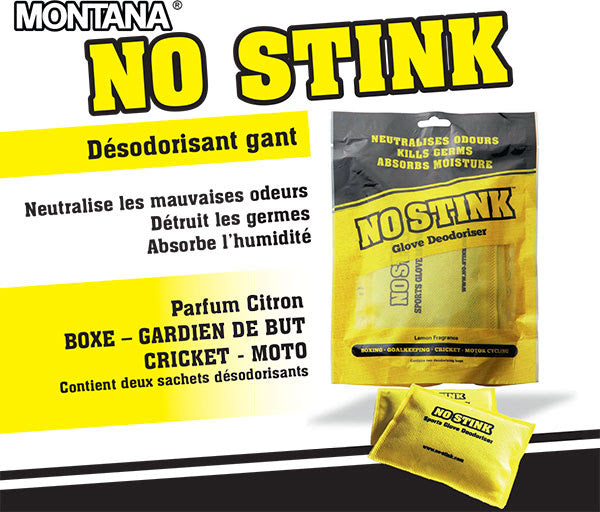 Desodorisant anti-bacterien "NO STINK" pour gants la paire