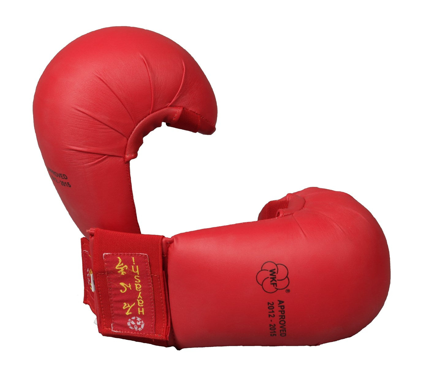 Mitaines de karaté Hayashi WKF sans pouce Rouge