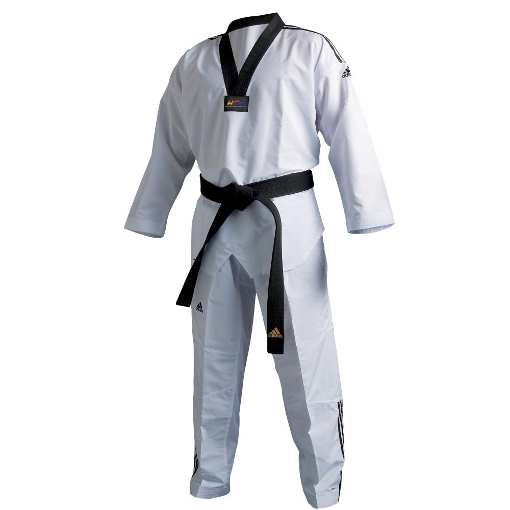 Dobok taekwondo blanc Adidas Fighter 3