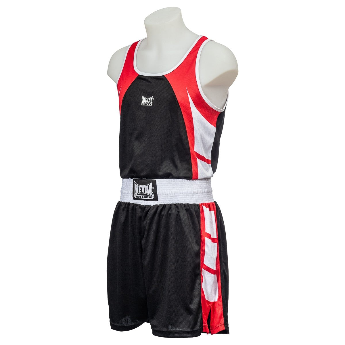 Ensemble boxe anglaise Metal boxe Short + Débardeur Adulte Noir