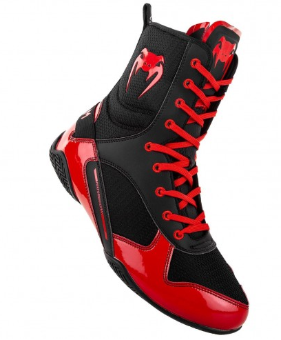 Chaussures de boxe Venum Elite - Noir/Rouge