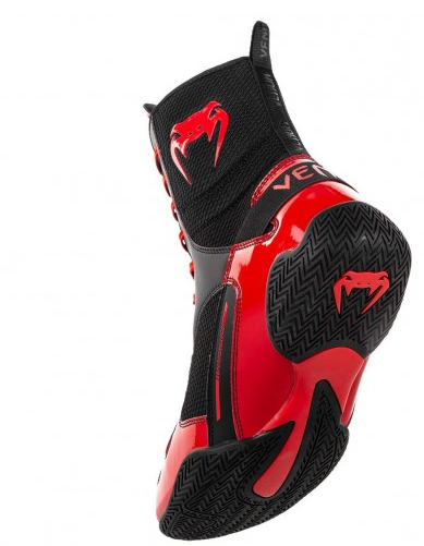 Chaussures de boxe Venum Elite - Noir/Rouge