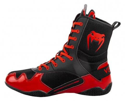 Chaussures de boxe Venum Elite - Noir/Rouge