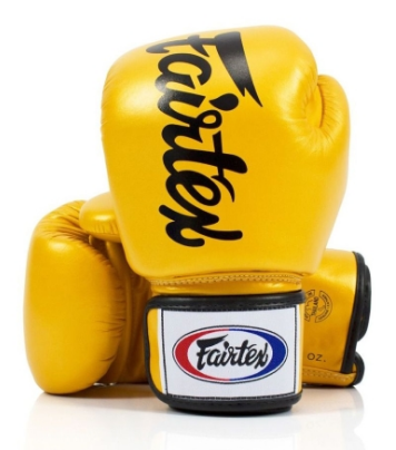 Gants boxe Fairtex BGV19 gold/black