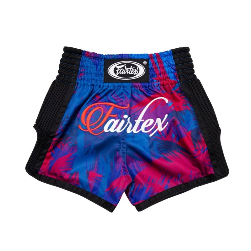 Short muay thai Fairtex bleu turquoise rouge