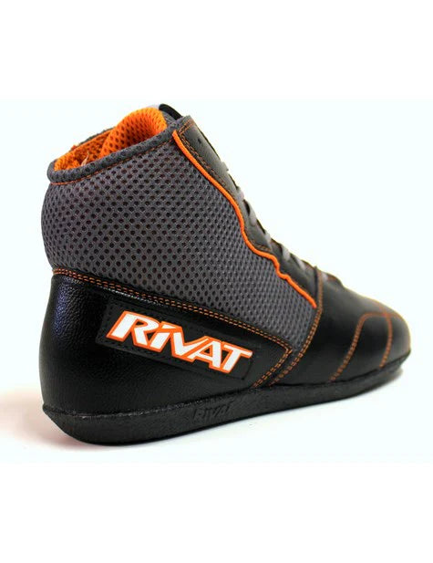 Chaussures de boxe française Rivat Uppercut - Noir/Gris