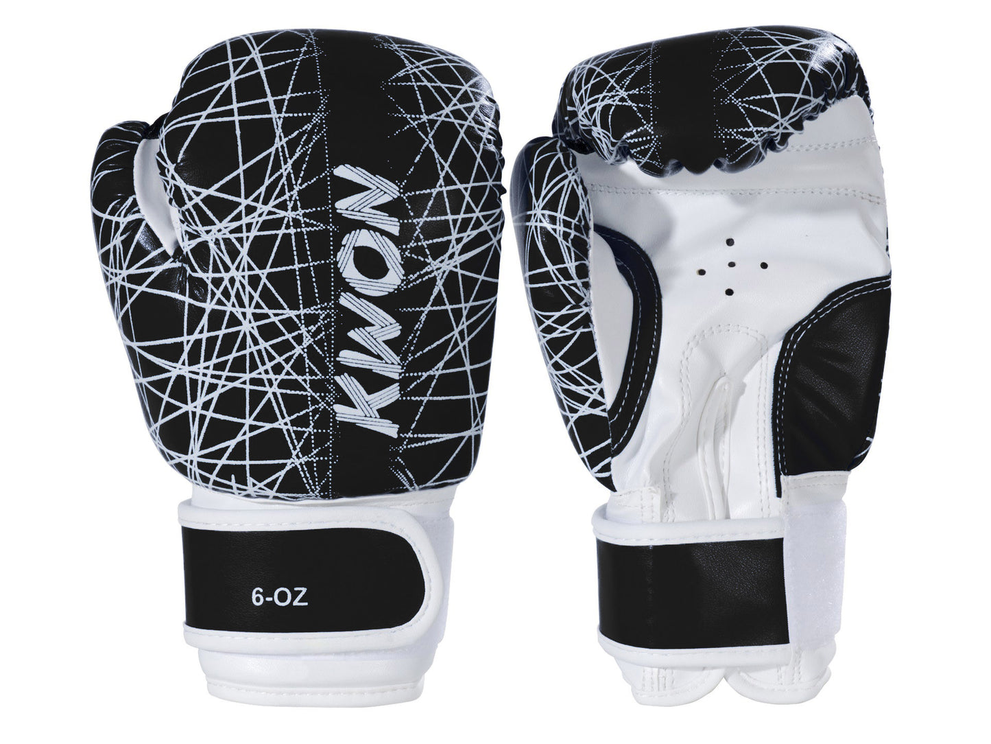 Gants de boxe enfant Kwon neon noir