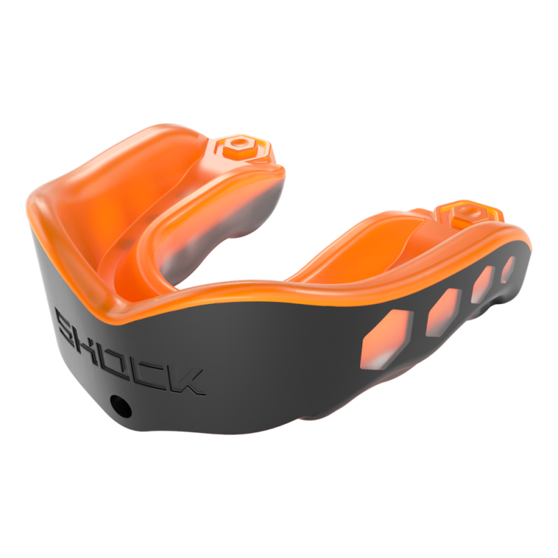 Protege dents Shock doctor Gel max noir orange