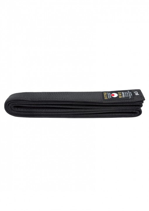 Ceinture de karaté Tokaido satin noire