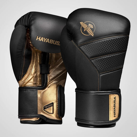 Gants de boxe Hayabusa T3 noirs/or