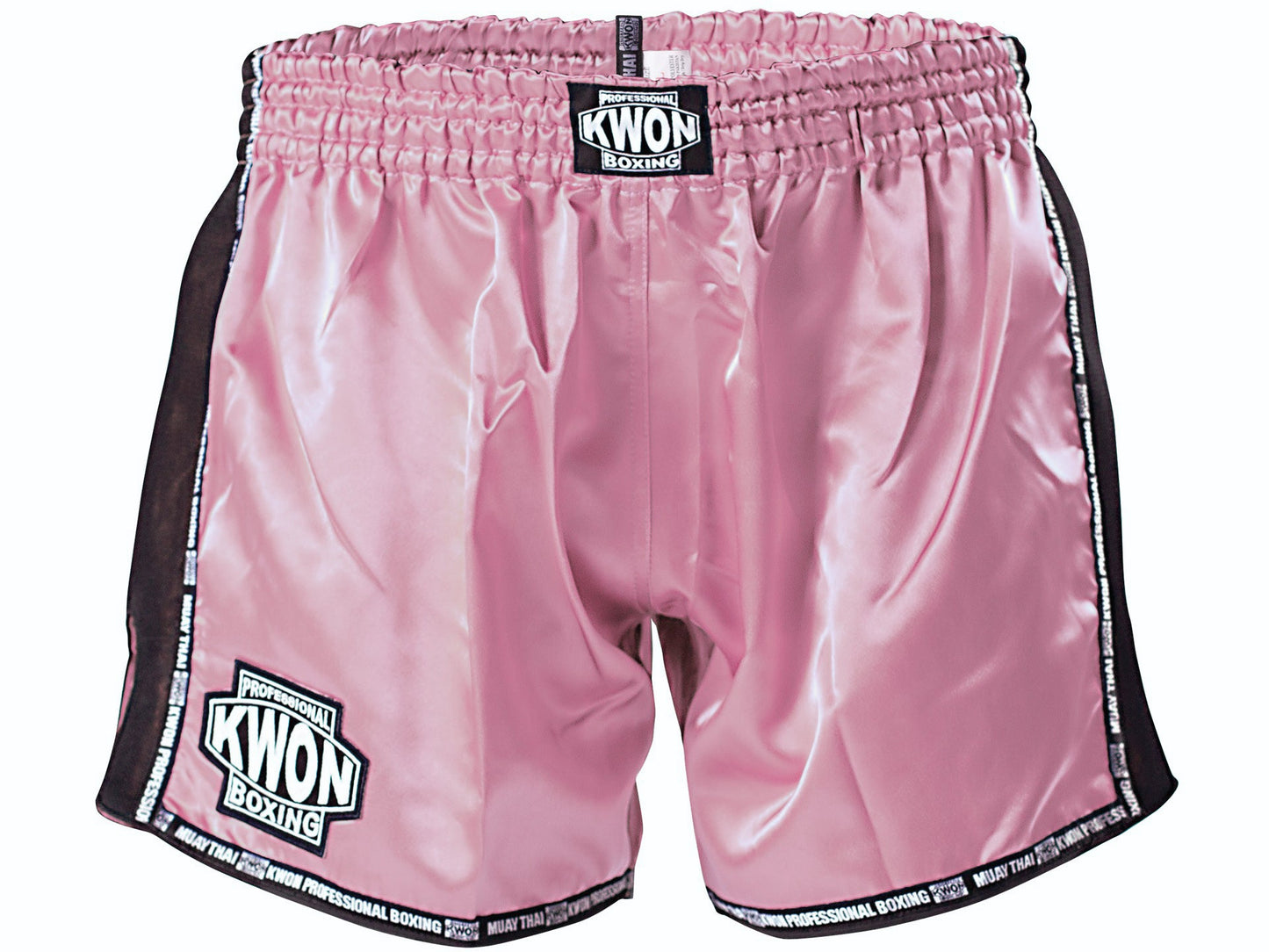 Short de boxe Muay Thai Evolution Kwon rose pale