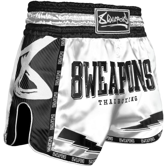 Short Muay-thai 8 WEAPONS Carbon, Snow Night