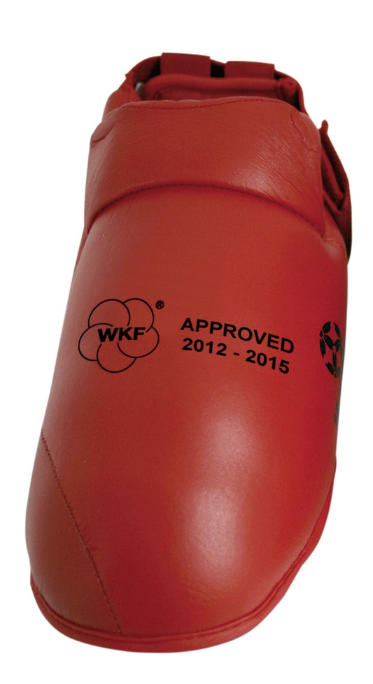 Protège-pieds de karaté WKF rouge