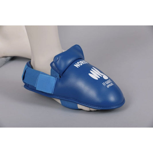 Protection pieds homologué FF Karate Noris bleu