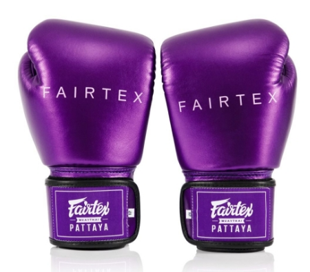 Gants d'entrainement FAIRTEX "METALLIC" Purple