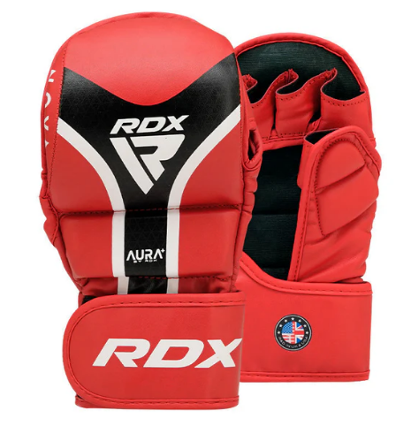 Gants de MMA/GRAPPLING RDX Shooter Aura Plus T-17 Rouge