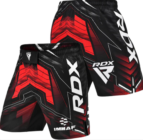 Fightshort RDX approuvé IMMAF rouge