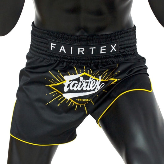 Short muay thai Fairtex noir 1903