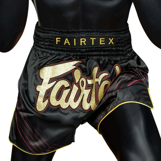 Short muay thai Fairtex noir MR.X
